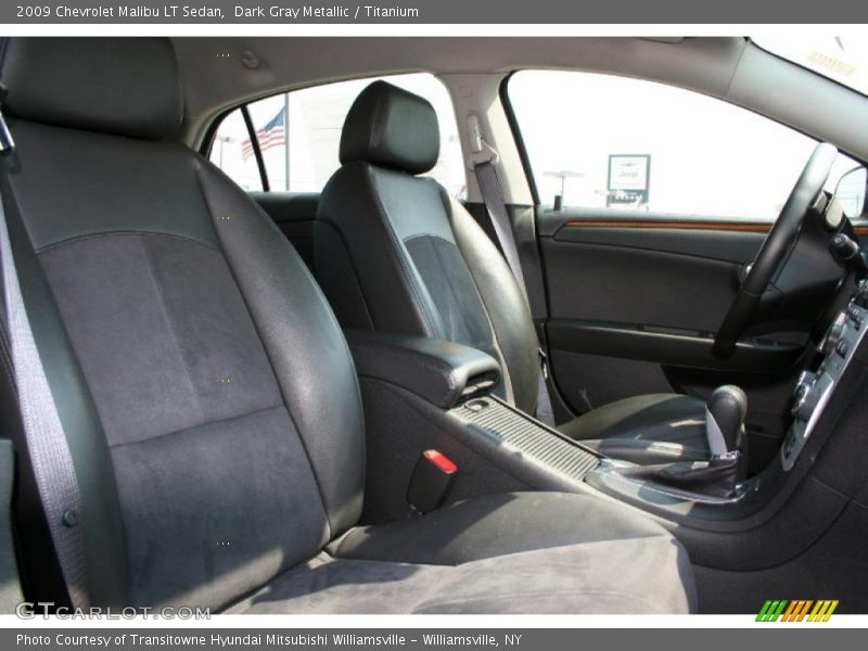 Dark Gray Metallic / Titanium 2009 Chevrolet Malibu LT Sedan