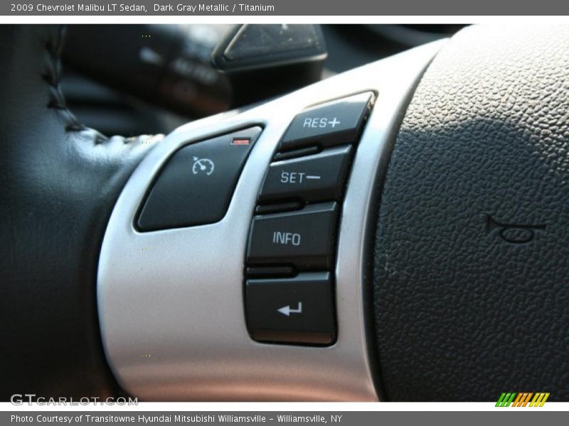 Dark Gray Metallic / Titanium 2009 Chevrolet Malibu LT Sedan