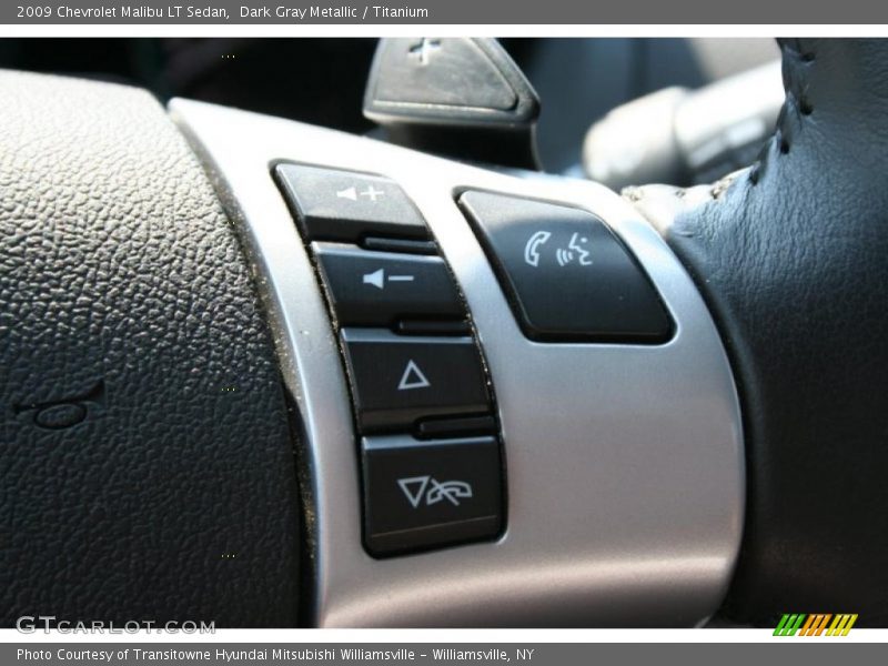 Dark Gray Metallic / Titanium 2009 Chevrolet Malibu LT Sedan