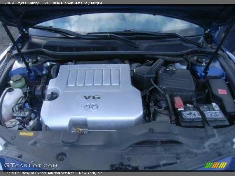 Blue Ribbon Metallic / Bisque 2009 Toyota Camry LE V6