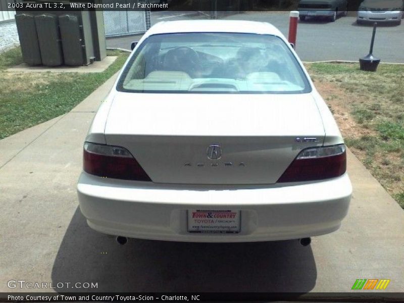 White Diamond Pearl / Parchment 2003 Acura TL 3.2