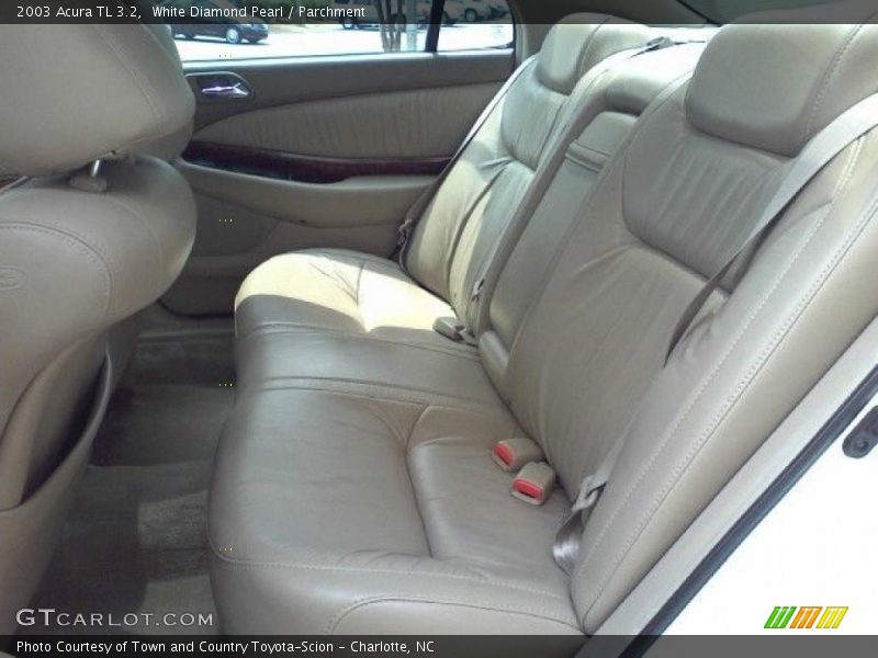 White Diamond Pearl / Parchment 2003 Acura TL 3.2