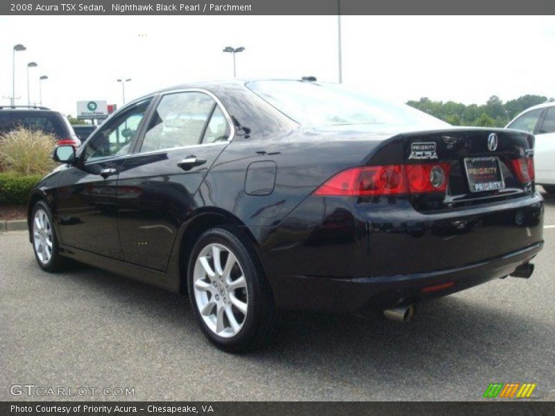 Nighthawk Black Pearl / Parchment 2008 Acura TSX Sedan