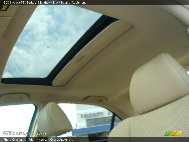 Nighthawk Black Pearl / Parchment 2008 Acura TSX Sedan
