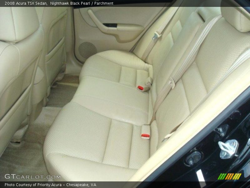 Nighthawk Black Pearl / Parchment 2008 Acura TSX Sedan