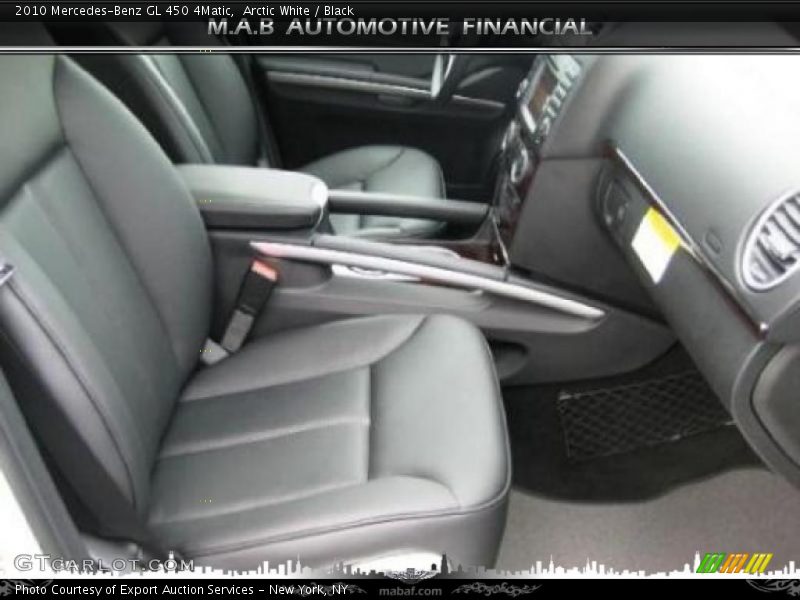 Arctic White / Black 2010 Mercedes-Benz GL 450 4Matic