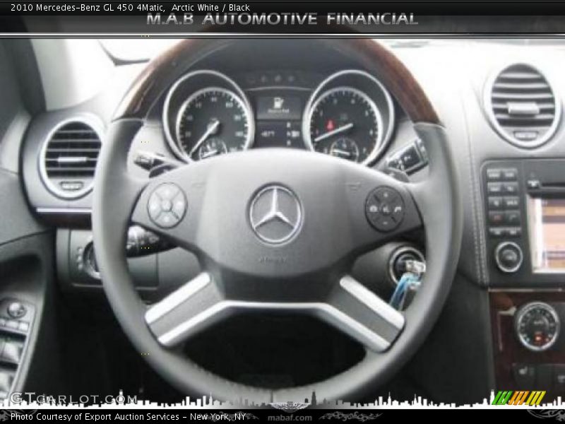 Arctic White / Black 2010 Mercedes-Benz GL 450 4Matic