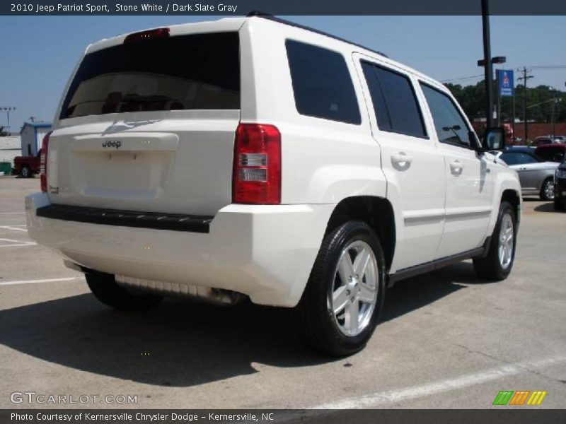 Stone White / Dark Slate Gray 2010 Jeep Patriot Sport