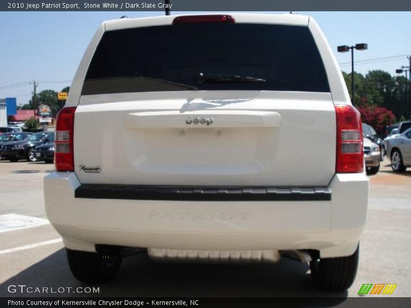 Stone White / Dark Slate Gray 2010 Jeep Patriot Sport
