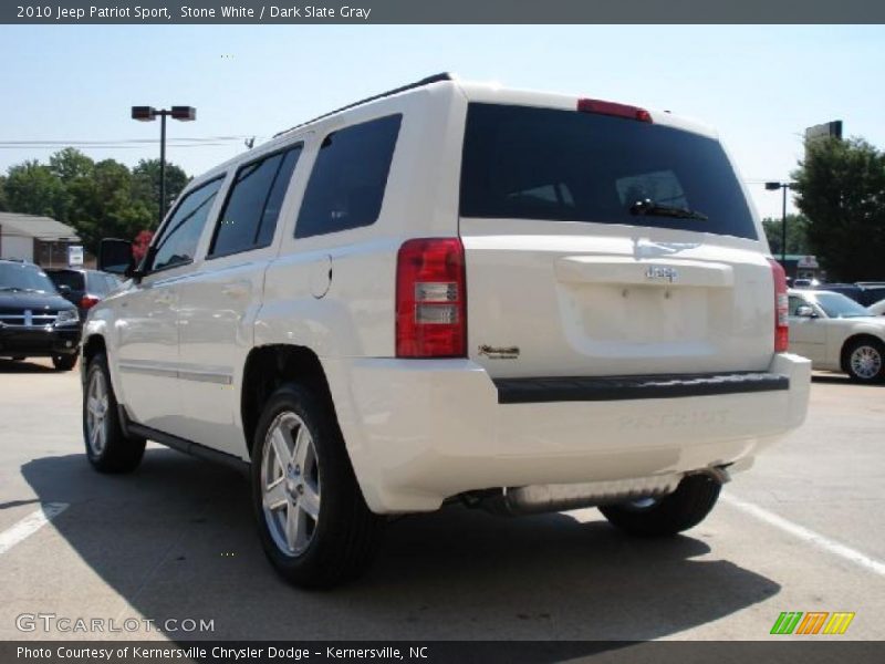 Stone White / Dark Slate Gray 2010 Jeep Patriot Sport