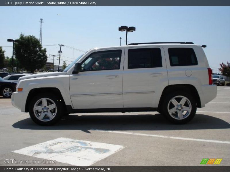 Stone White / Dark Slate Gray 2010 Jeep Patriot Sport
