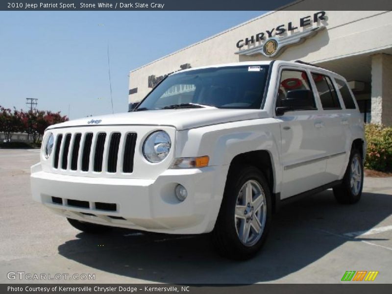 Stone White / Dark Slate Gray 2010 Jeep Patriot Sport