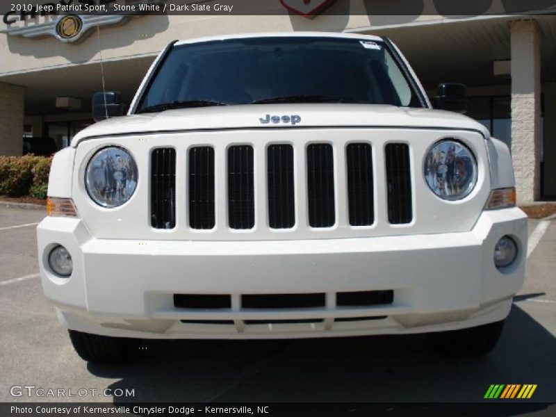 Stone White / Dark Slate Gray 2010 Jeep Patriot Sport