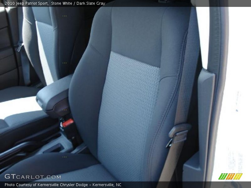 Stone White / Dark Slate Gray 2010 Jeep Patriot Sport