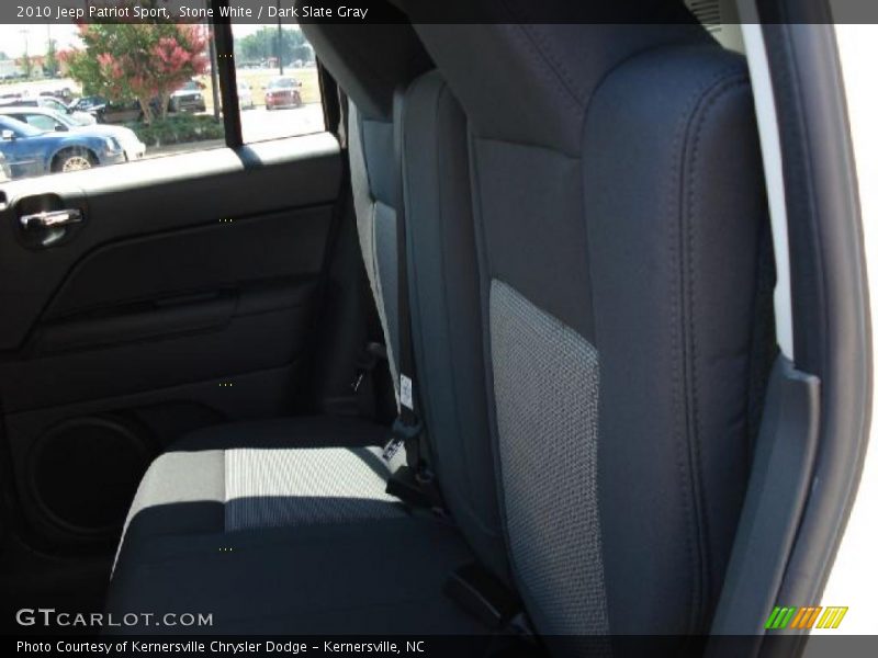 Stone White / Dark Slate Gray 2010 Jeep Patriot Sport