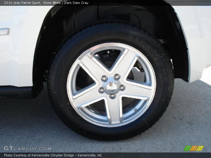 Stone White / Dark Slate Gray 2010 Jeep Patriot Sport