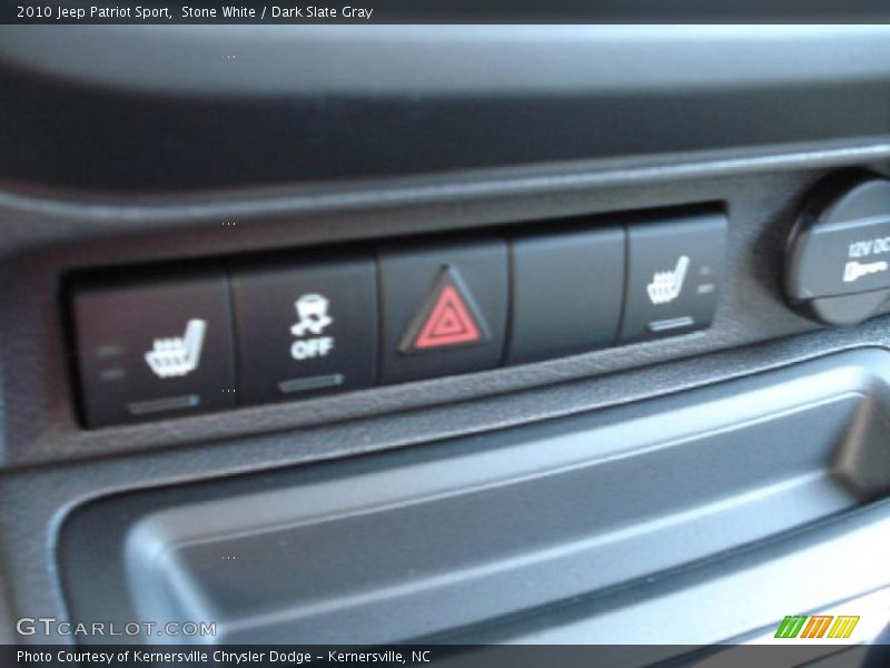 Stone White / Dark Slate Gray 2010 Jeep Patriot Sport