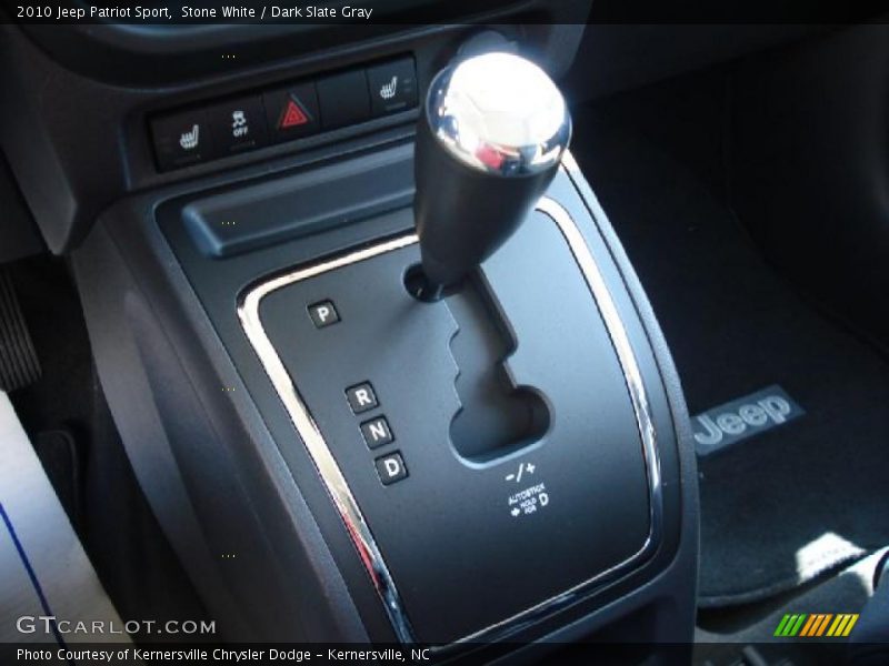 Stone White / Dark Slate Gray 2010 Jeep Patriot Sport