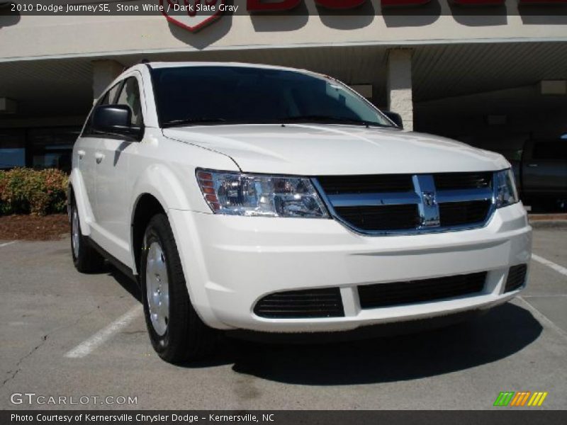 Stone White / Dark Slate Gray 2010 Dodge Journey SE