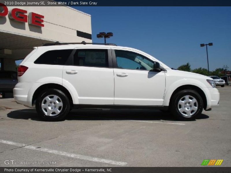 Stone White / Dark Slate Gray 2010 Dodge Journey SE