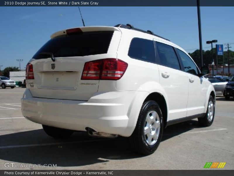 Stone White / Dark Slate Gray 2010 Dodge Journey SE