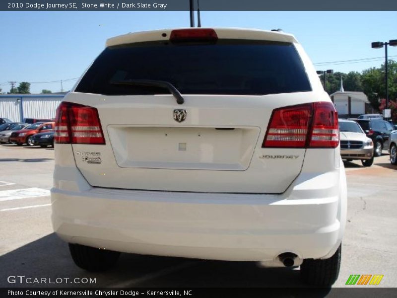 Stone White / Dark Slate Gray 2010 Dodge Journey SE