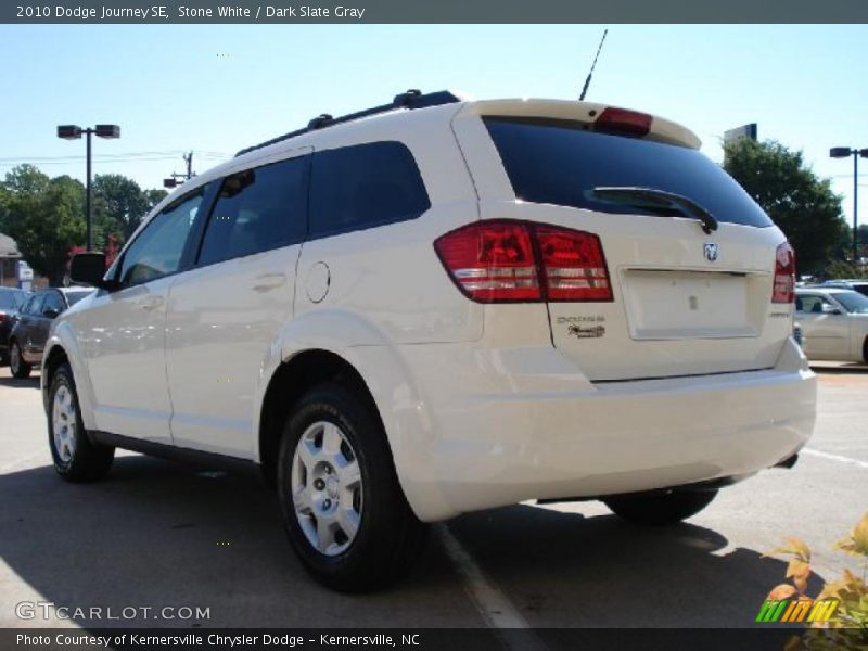 Stone White / Dark Slate Gray 2010 Dodge Journey SE