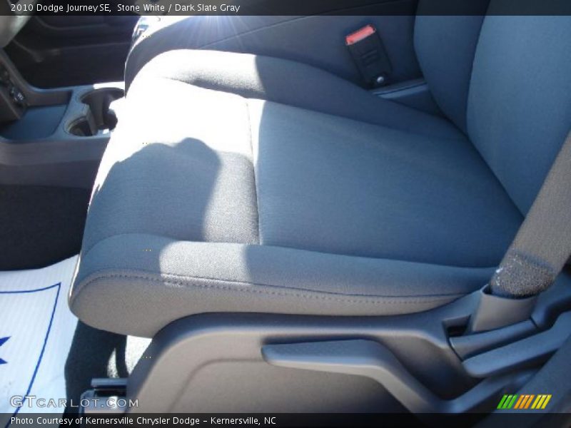 Stone White / Dark Slate Gray 2010 Dodge Journey SE
