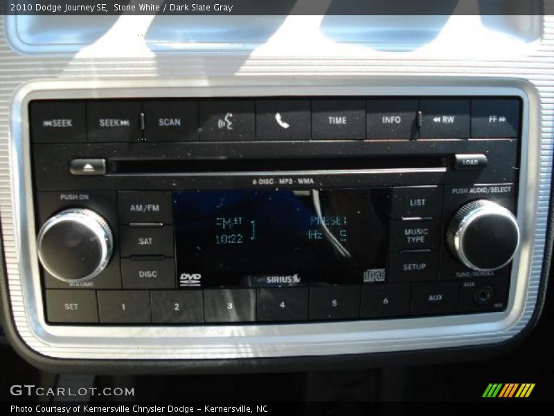 Stone White / Dark Slate Gray 2010 Dodge Journey SE