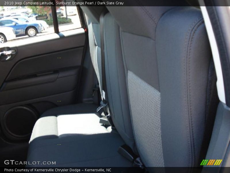 Sunburst Orange Pearl / Dark Slate Gray 2010 Jeep Compass Latitude