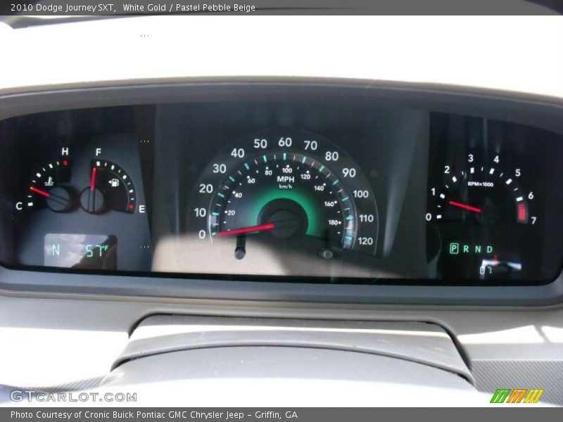 White Gold / Pastel Pebble Beige 2010 Dodge Journey SXT