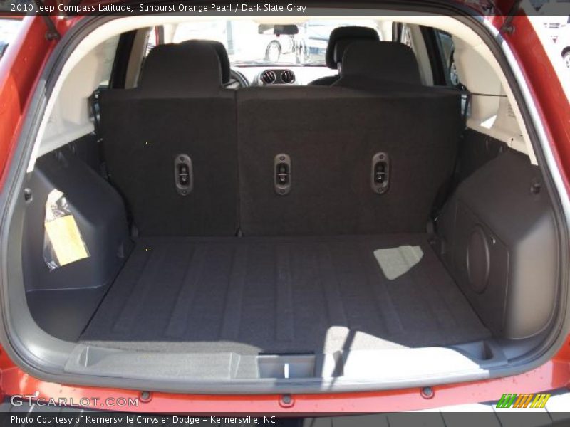 Sunburst Orange Pearl / Dark Slate Gray 2010 Jeep Compass Latitude
