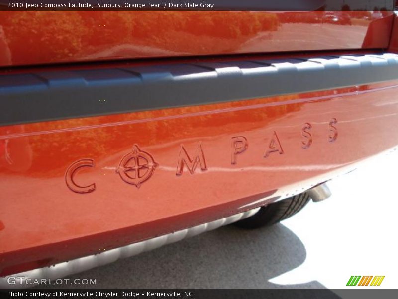 Sunburst Orange Pearl / Dark Slate Gray 2010 Jeep Compass Latitude