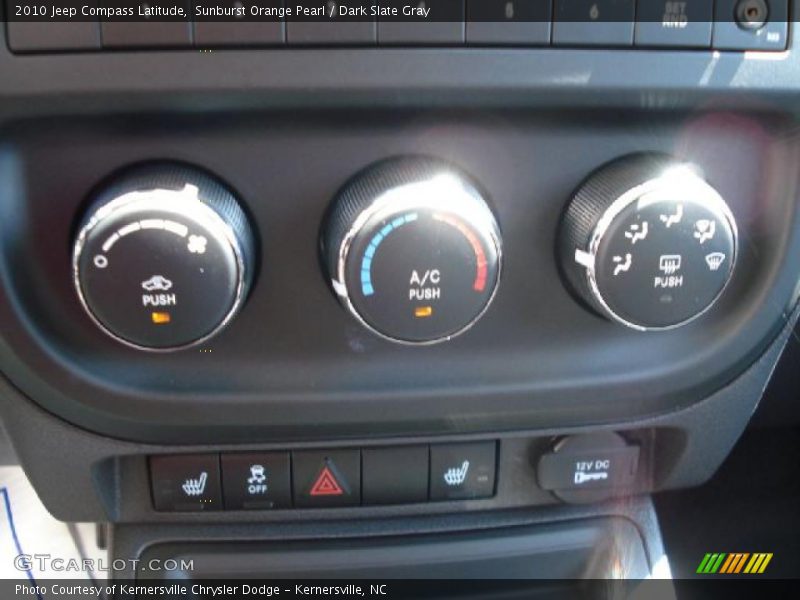 Sunburst Orange Pearl / Dark Slate Gray 2010 Jeep Compass Latitude
