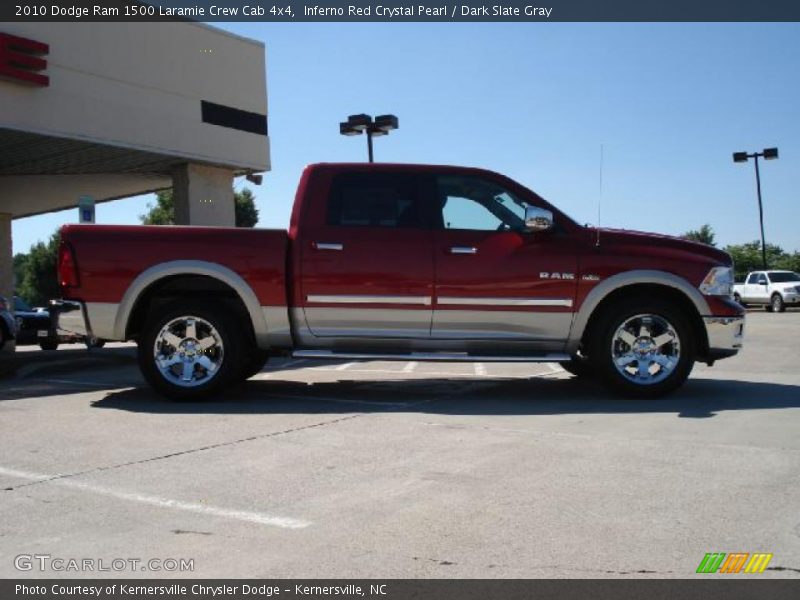 Inferno Red Crystal Pearl / Dark Slate Gray 2010 Dodge Ram 1500 Laramie Crew Cab 4x4