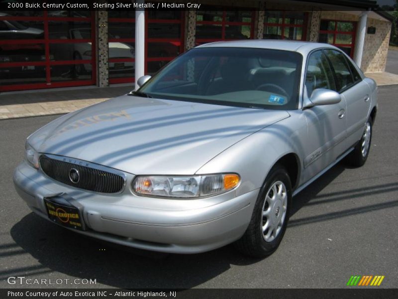 Sterling Silver Metallic / Medium Gray 2000 Buick Century Custom