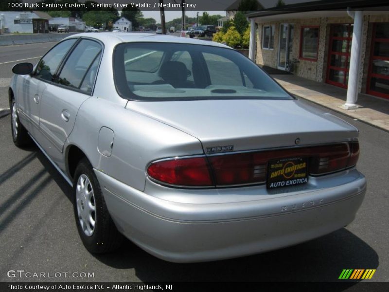 Sterling Silver Metallic / Medium Gray 2000 Buick Century Custom