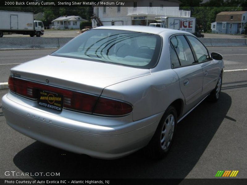 Sterling Silver Metallic / Medium Gray 2000 Buick Century Custom