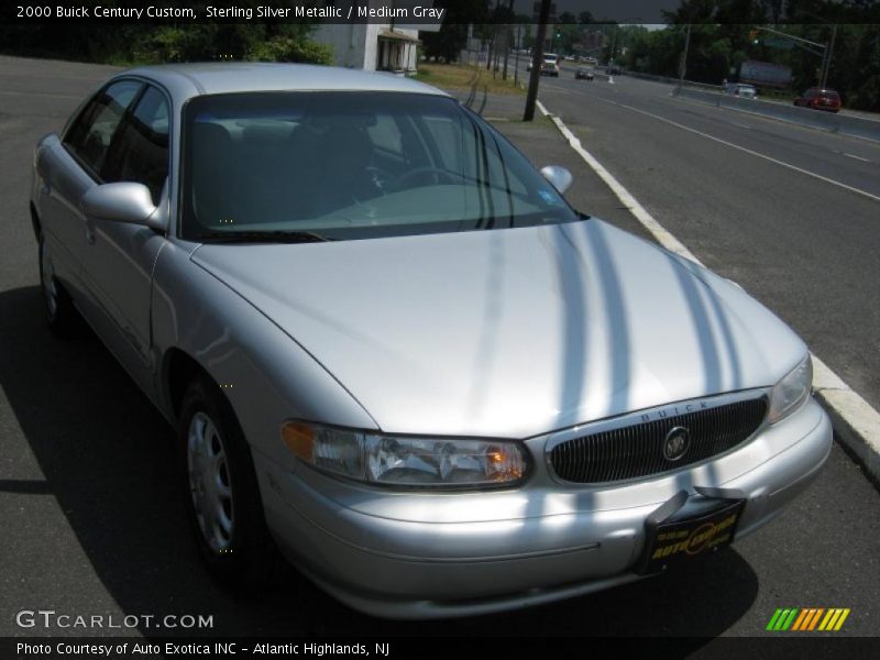 Sterling Silver Metallic / Medium Gray 2000 Buick Century Custom
