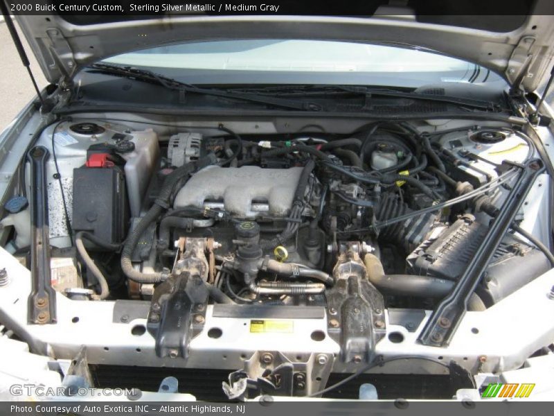 Sterling Silver Metallic / Medium Gray 2000 Buick Century Custom