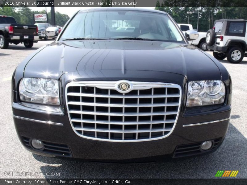 Brilliant Black Crystal Pearl / Dark Slate Gray 2010 Chrysler 300 Touring