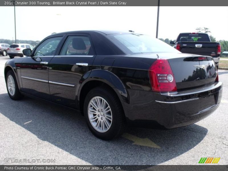 Brilliant Black Crystal Pearl / Dark Slate Gray 2010 Chrysler 300 Touring