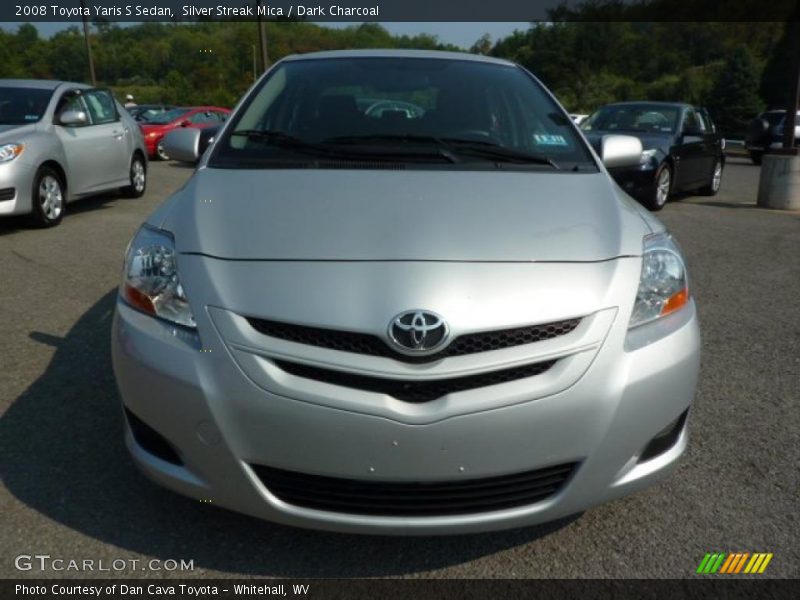 Silver Streak Mica / Dark Charcoal 2008 Toyota Yaris S Sedan