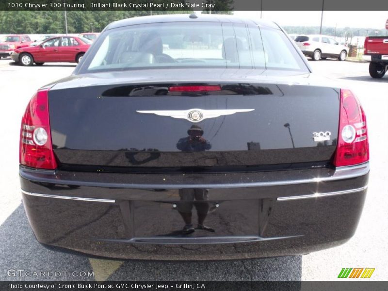 Brilliant Black Crystal Pearl / Dark Slate Gray 2010 Chrysler 300 Touring
