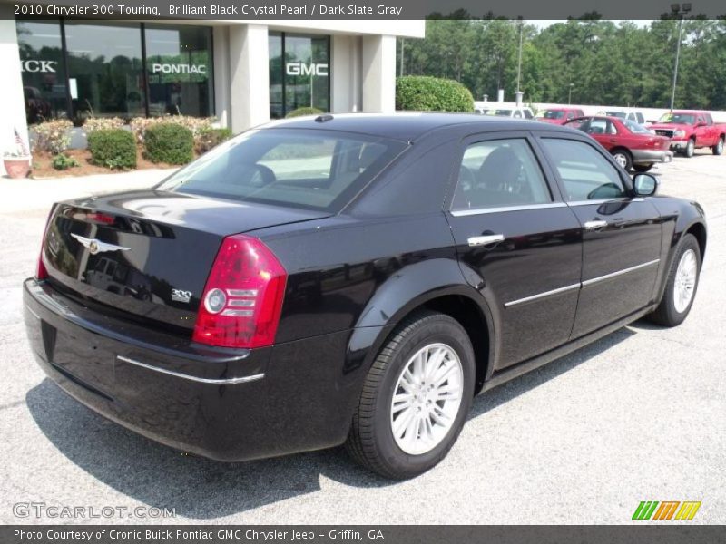 Brilliant Black Crystal Pearl / Dark Slate Gray 2010 Chrysler 300 Touring