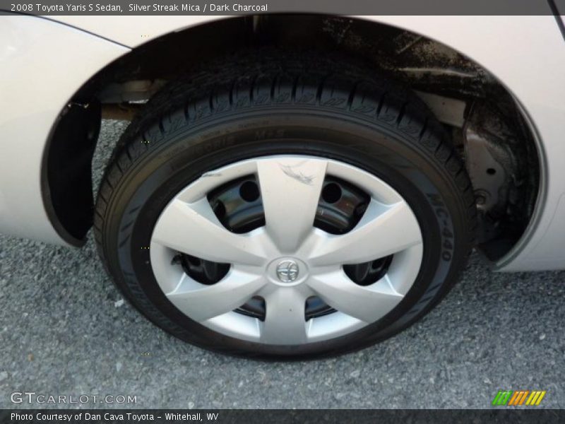Silver Streak Mica / Dark Charcoal 2008 Toyota Yaris S Sedan