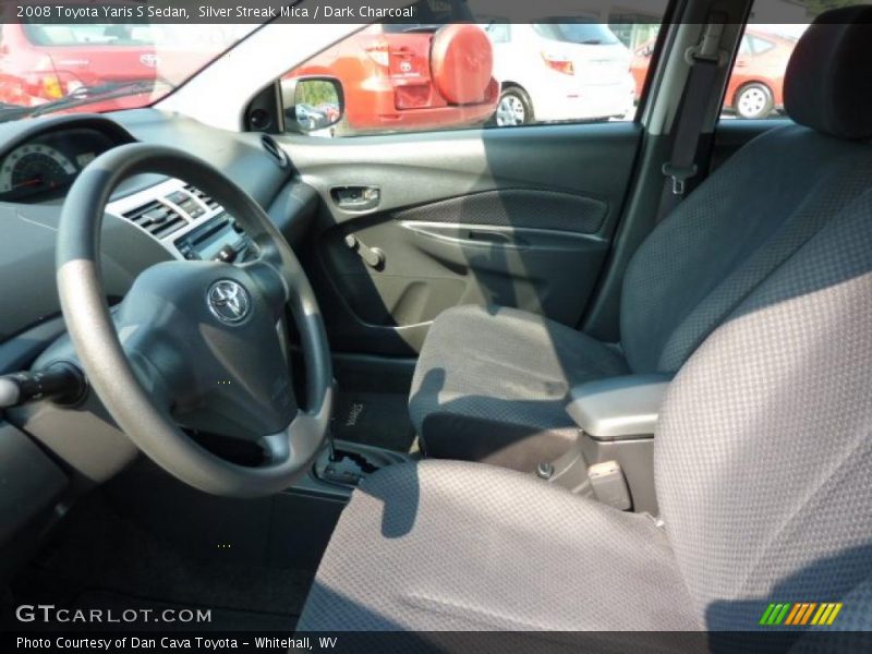 Silver Streak Mica / Dark Charcoal 2008 Toyota Yaris S Sedan