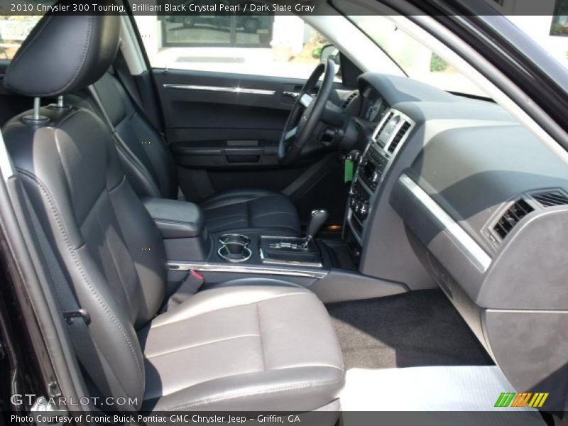 Brilliant Black Crystal Pearl / Dark Slate Gray 2010 Chrysler 300 Touring