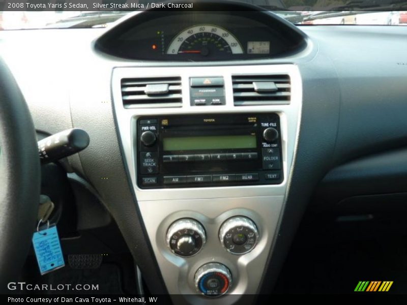 Silver Streak Mica / Dark Charcoal 2008 Toyota Yaris S Sedan