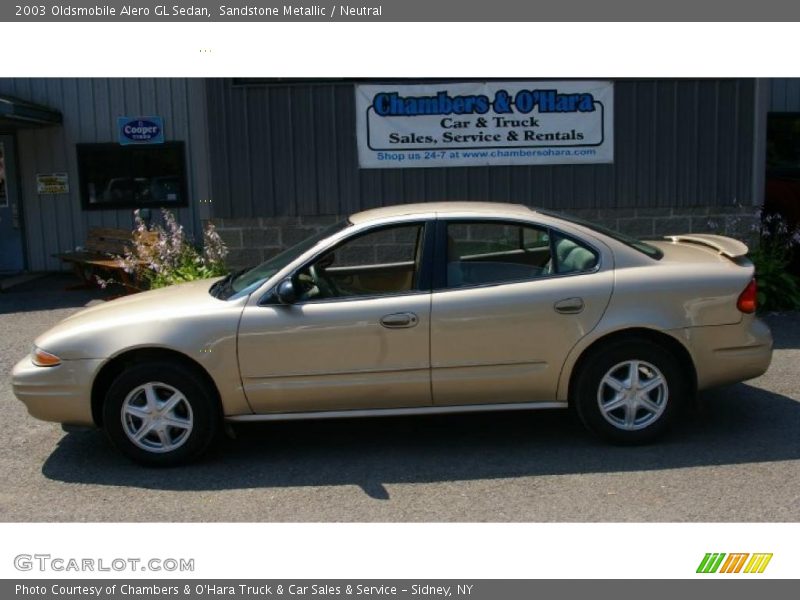 Sandstone Metallic / Neutral 2003 Oldsmobile Alero GL Sedan